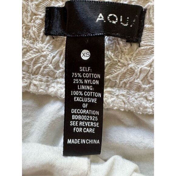 Aqua cream lace shorts XS - Picture 3 of 4